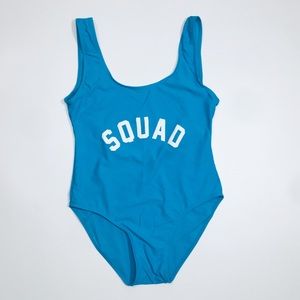 SQUAD Light Blue Swimsuit New without Tag Size S